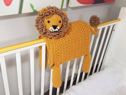 3in1 Safari Lion Baby Blanket