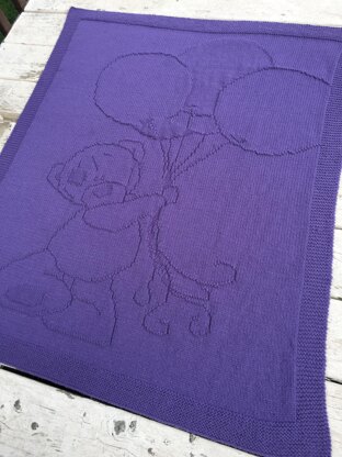 BALLOONS baby blanket