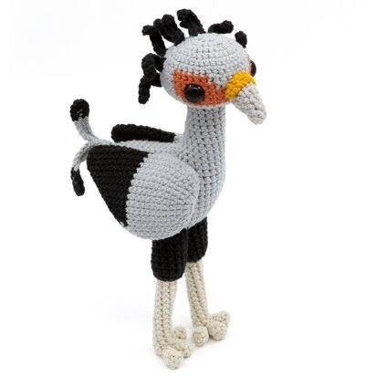 Amigurumi Secretary Bird