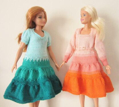 1:6th scale Dip Dye Dress