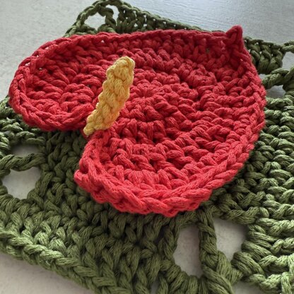 Anthurium Flower Granny Square