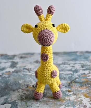 Standing Crocheted Giraffe