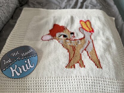 Bambi baby blanket