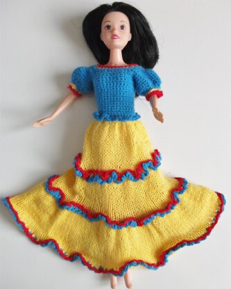 Summer Princess Dress for Barbie