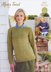 Stocking Stitch & Garter Stitch Jumper in Stylecraft Alpaca Tweed Chunky - 9207