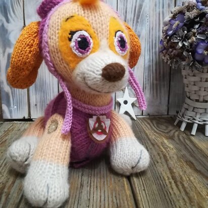 Knitted Skye from ‘’Paw Patrol’’