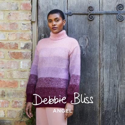 Rowena - Jumper Knitting Pattern For Women in Debbie Bliss Angel by Debbie Bliss