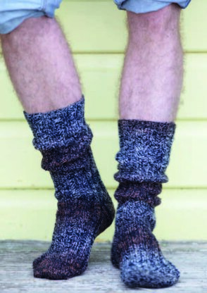 Ribbed and Stocking Stitch Socks in Hayfield Illusion DK - 7935 - Downloadable PDF