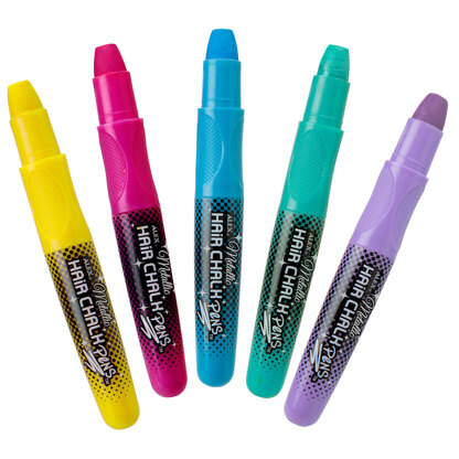 Alex Toys Hair Chalk Pens 5/Pkg - Metallic