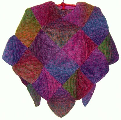 Textured Shawl (allsquareknits)