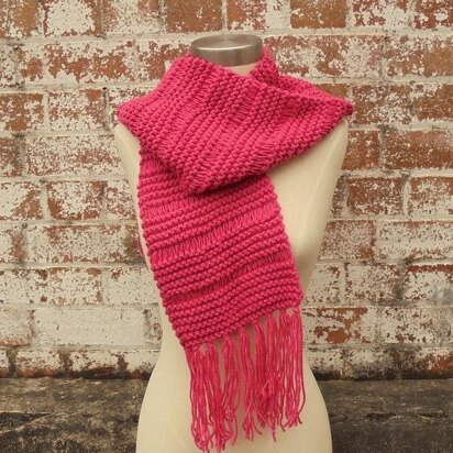 Berry Nice Scarf - knitting pattern