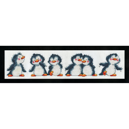 Design Works Penguin Row Cross Stitch Kit