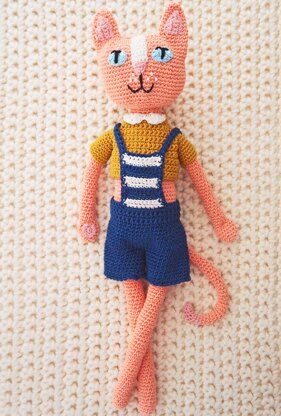 Cat amigurumi doll
