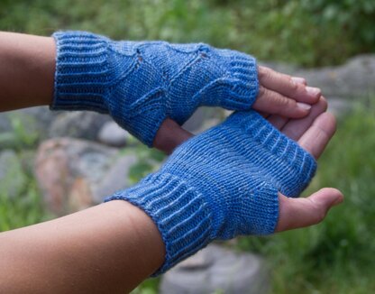 Glass Ripple Mitts