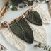 Macrame feather PDF pattern Video tutorial