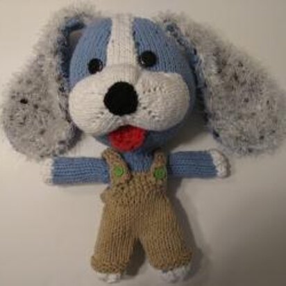 Knitkinz Blue Dog - knitting pattern