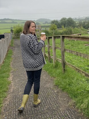 Rustic Honeycomb Cardigan