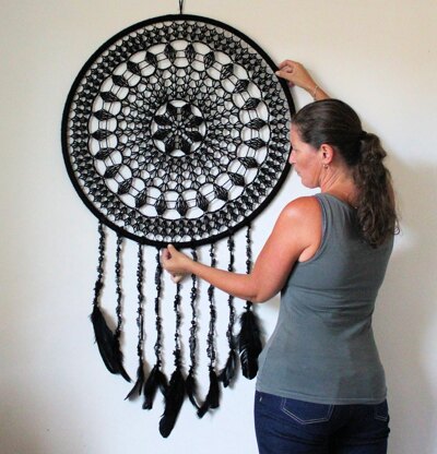 Diamond Mandala Dream catcher wall hanging