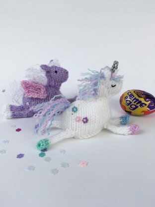 Easter Unicorn & Pegasus Creme Egg Cover