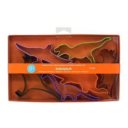 R&M Dinosaur Cookie Cutters Set of 6