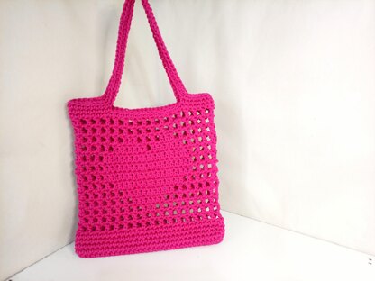 Crochet tote bag: The Hearty Tote Bag Pattern