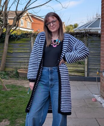 The Houndstooth Cardigan