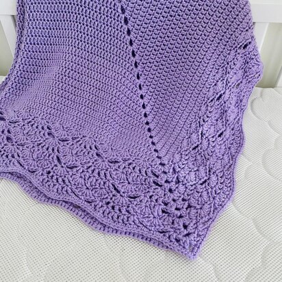 Lacy Edged Baby Blanket
