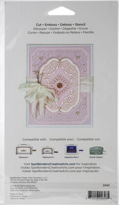 Spellbinders Amazing Paper Grace Nestabilities Dies - Cannetille Rectangle