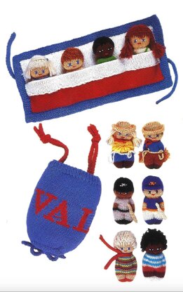 Pocket Pals Small Knit Dolls