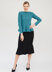 Manon Sweater - Knitting Pattern For Women in Debbie Bliss Rialto DK