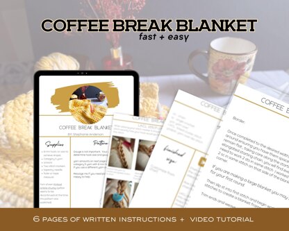 Coffee Break Blanket