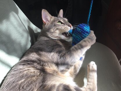 Crochet Mouse Cat Toy