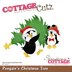 CottageCutz Dies - Penguins Christmas Tree, 3.7"X2.7"