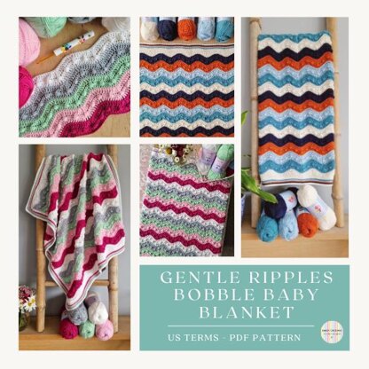 Gentle Ripples Bobble Baby Blanket US Terms