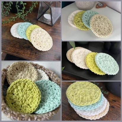 Crochet Round Little Cotton Facial Cleaning Pads