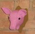 Wall Mounted Pig's Head