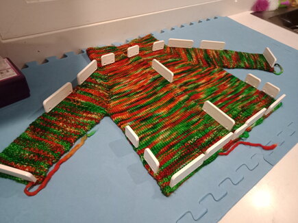 OGE Seamless top down cardigan #2