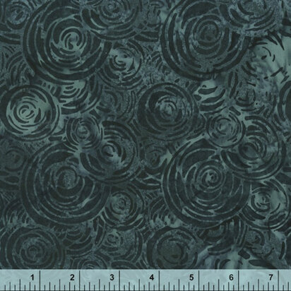 Anthology Fabrics Autumn Grey - Circular Rose