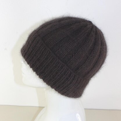 Fluffy 3x3 Rib Beanie Hat