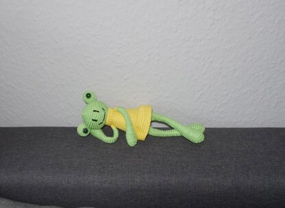 Amigurumi Häkelanleitung Froschmädchen Linda