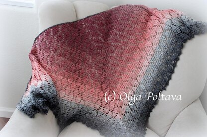 Lacy Leaves Shawl