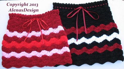 Crochet Striped Skirt - Julia