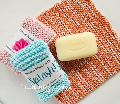 Splashtime Knitted Washcloths