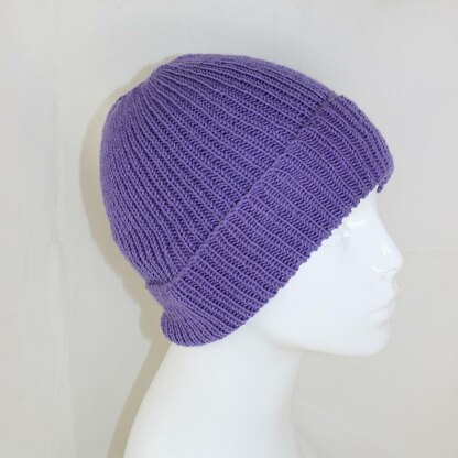 4 Ply Unisex Rib Beanie Hat