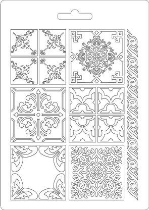 Stamperia Intl Stamperia Soft Maxi Mould A5 - Azulejos
