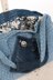 Denim shoulder bag