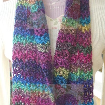 Unforgettable Stained Glass Scarf