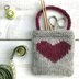 Intarsia Heart Gift Bag