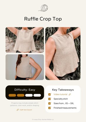 Ruffle Crop Top