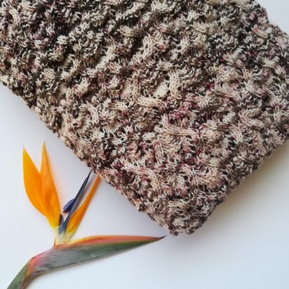 Puddle blanket - knitting pattern